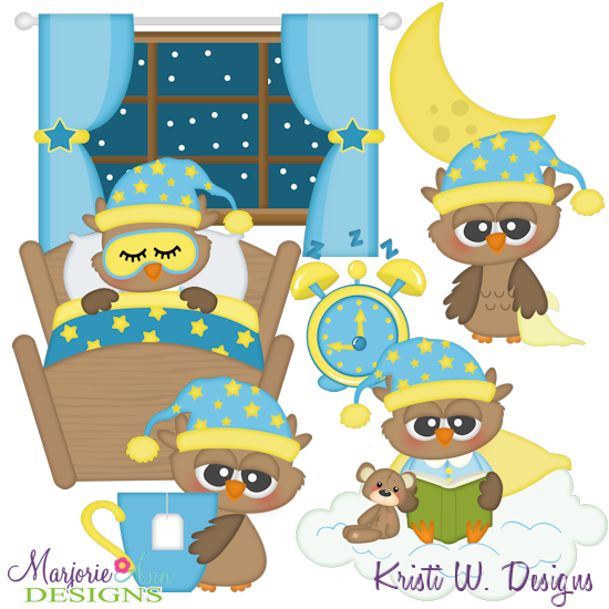 Night Owl SVG Cutting Files Includes Clipart - Click Image to Close